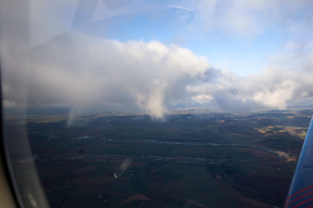 low cloud over Wales